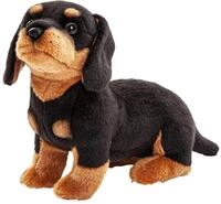 Uni-Toys - Dackel (ohne Leine) - 27 cm (L&auml;nge) - Pl&uuml;sch-Hund, Haustier -