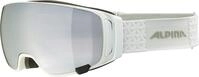 ALPINA Unisex - Erwachsene, DOUBLE JACK MAG Q Skibrille, white, One Size