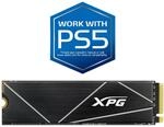 ADATA & XPG XPG GAMMIX S70 Blade 512GB PCIe Gen4x4 M.2 2280 SSD Schwarz- Heat