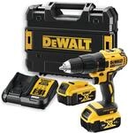 DEWALT DCD777M2T-QW 18V XR Kompakter Bohrer/Schraubendreher mit 2 x 4Ah Batterien,