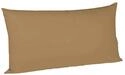 Fleuresse Colours Kissenbezug, Mako Satin, braun, 40 x 80 cm