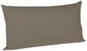 Fleuresse Colours Kissenbezug, Mako Satin, Taupe, 40 x 80 cm