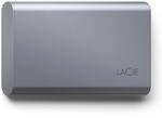 LaCie Mobile SSD Secure 1TB, 10Gbps USB 3.1 Type C, PC Mac iPad & iPhone, Space Grey,