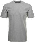 Ragman Herren Doppelpack - 2 T-Shirts mit Rundhals, Grau-Melange, XXL