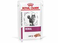 Royal Canin Renal Mousse für Katzen | 12 x 85 g | Diät-Alleinfuttermittel für