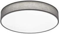 Trio Leuchten LED Deckenleuchte Lugano 621914011, Stoffschirm, 40 Watt, Helligkeit