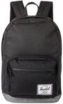 Herschel Pop Quiz, Schwarz Crosshatch/Schwarz/Raven Crosshatch, Einheitsgr&ouml;&szlig;e,