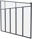 Palram Canopia Terrassenabdeckung Four Series Seitenwand grau, 4 Meter Tiefe, 4 Meter