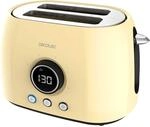 Cecotec Tostadora digital ClassicToast 8000 Yellow Double mit 2 extra breiten kurzen