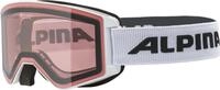 Alpina Sports Narkoja Q Skibrille Kunststoff/Polycarbonat Wei&szlig;-Rosa 100%...