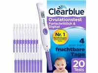 Clearblue Kinderwunsch Ovulationstest Kit, 20 Tests + 1 digitale Testhalterung,