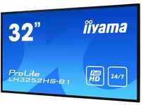 iiyama Prolite LH3252HS-B1 80cm (31.5") Digital Signage Display IPS LED Panel...