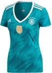 adidas Damen Trikot DFB Away Jersey 2018, EQT Green s16/white/real Teal s10, XS,