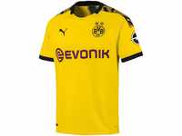 PUMA Herren BVB Home Shirt Replica with Ev Trikot, Cyber Yellow Black, M