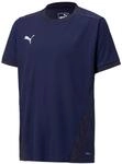 PUMA Unisex Teamgoal 23 Jersey Jr T shirt, Peacoat-puma New Navy, 128 EU