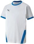 PUMA Kinder teamGOAL 23 Jersey jr Trikot, White-Electric Blue Lemonade, 116