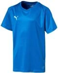 PUMA Kinder Jersey, Electric Blue Lemonade-White, 152