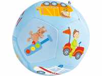 HABA 302482 - Babyball Fahrzeug-Welt, weicher Spielball mit Fahrzeugmotiven,