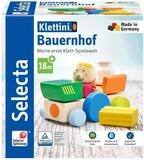 Selecta 62076 Klettini, Bauernhof, Klett-Stapelspielzeug, 7 Teile, bunt