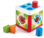 Hape Sortierbox Gartenh&uuml;tte - Formensortier-Spielzeug Box mit Garten-Tieren, Farben-