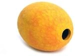 Wolters Strau&szlig;en-Ei Natur-Kautschuk mit und ohne Seil, Farbe:Mango, Gr&ouml;&szlig;e:S 60 x