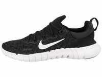 Nike Damen Free Run 5.0 Low Top, Black White Dark Smoke Grey, 35.5 EU