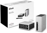 Club 3D SenseVision USB 3.0 4K Mini Docking Station-1x HDMI UHD, 1x DVI-D, 4x USB3.0,