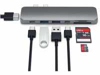 SATECHI Type-C Pro Hub Adapter mit USB-C PD (40 Gbps), 4K HDMI, USB-C Data,...