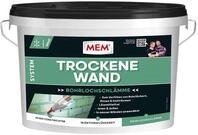MEM System Trockene Wand Bohrlochschl&auml;mme, Zum Verschlie&szlig;en von Rissen und
