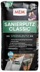 MEM Sanierputz Classic 25 kg grau - Isoputz - Anti-Schimmelputz