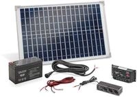 esotec Solar Inselsystem, Laderegler, kristallines Solarmodul 20Wp, Kabel,...