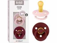 BIBS Colour Schnuller 2er-Pack, BPA-frei, Kirschform Nippel....