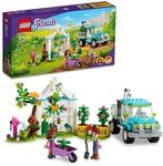 LEGO 41707 Friends Baumpflanzungsfahrzeug, Blumengarten-Spielzeug Mit Spielzeugauto