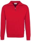 HAKRO Zip-Sweatshirt, rot, Gr&ouml;&szlig;en: XS - XXXL Version: S - Gr&ouml;&szlig;e S