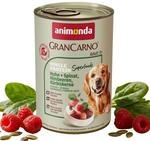 animonda GranCarno Hunde Nassfutter Superfoods Huhn + Spinat (6 x 400g),