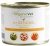 OrganicVet Hund Nassfutter Sensitive Gefl&uuml;gel mit Erbsen und M&ouml;hren, 6er Pack (6 x