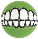 Rogz Grinz Hundespielzeug, Ballform, klein, 4,9 cm, Limettengr&uuml;n