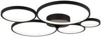 Trio Leuchten LED Deckenleuchte Rondo 622610532, Metall Schwarz matt, inklusiv 49