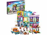 LEGO 41704 Friends Wohnblock in Heartlake City mit Friseursalon und Café, Puppenhaus