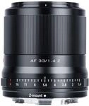 VILTROX 33 mm F1.4 Z-Mount APS-C Autofokus gro&szlig;e Blende Prime Objektiv mit STM-Motor
