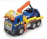 Dickie Toys Action Truck Recovery Abschleppwagen inkl. Auto, mit beweglichem Kran,