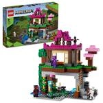 LEGO 21183 Minecraft Das Trainingsgel&auml;nde, Haus und H&ouml;hle, Kinderspielzeug f&uuml;r