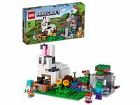 LEGO 21181 Minecraft Die Kaninchenranch, Bauernhof-Spielzeug für Jungen und...