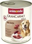 animonda GranCarno Hunde Nassfutter mit Ente (6 x 800 g), getreidefreies