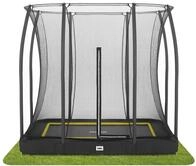 Salta Comfort Edition Ground - Bodentrampolin mit Sicherheitsnetz &ndash; 214x153cm &ndash;