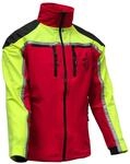 Pfanner&reg; atmungsaktive Forest Light Jacke, Farbe:rot/gelb, Gr&ouml;&szlig;e:L