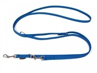 Mystique&reg; Gummierte Umh&auml;ngeleine Leine 20mm Standard Karabiner blau 2,5m