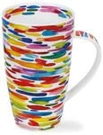 Dunoon Tasse aus feinem Knochenporzellan, Henley-Form (Slapdash)