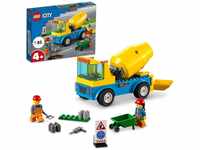 LEGO City Cement Mixer Truck 60325 Building Kit; Realistic Toy Construction...