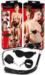 Bad Kitty Fetish Kit Samt - 4-teiliges Set f&uuml;r lustvolle Fetisch-Spiele, Augenmaske,